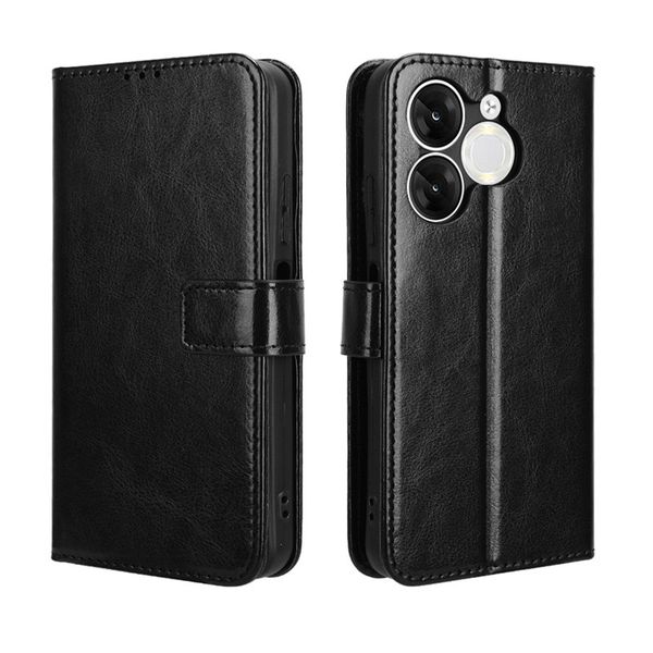 Crazy Horse Pattern Leather Protective Case For Itel S25 Ultra 4G