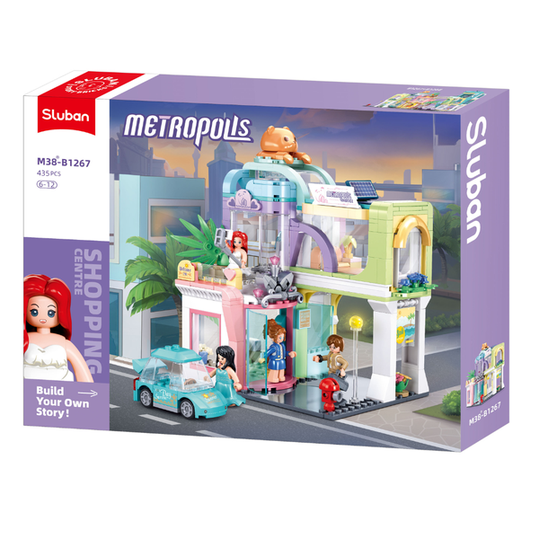 Sluban Building Set: Metropolis - D.C Crowne Hotel - 435 Pieces