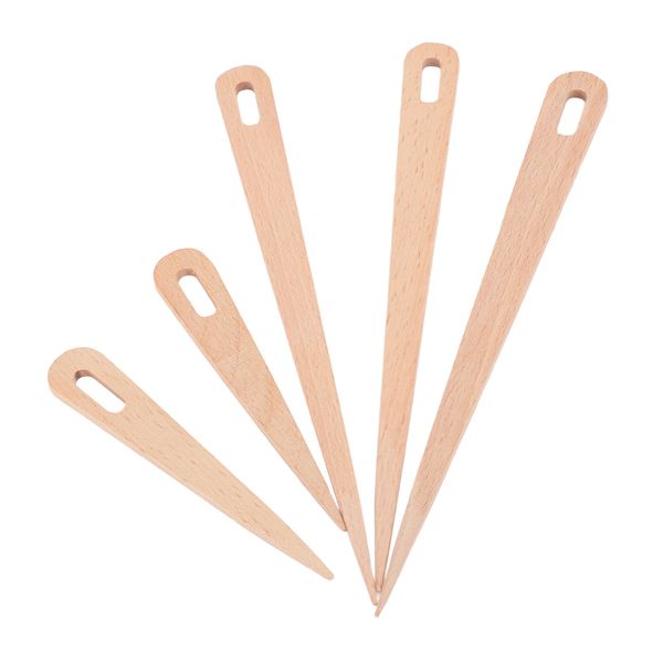 Wooden Crochet Needles 5 Pack for Sweaters Scarves