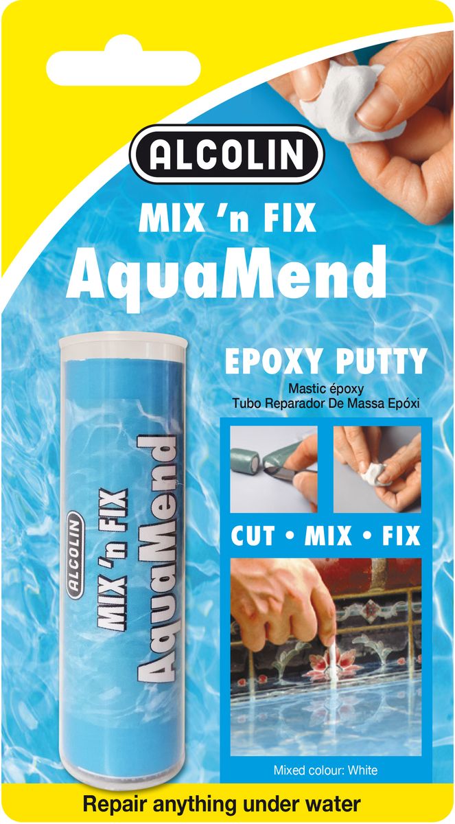 Alcolin Mix 'n Fix Aquamend Epoxy Putty 57g Shop Today. Get it Tomorrow!