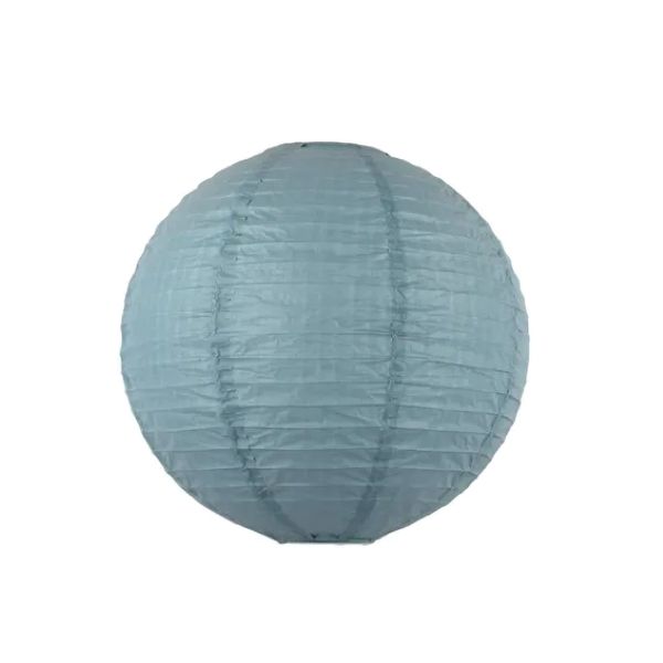 Pendant Lamp Paper Shade D40cm Blue Ink