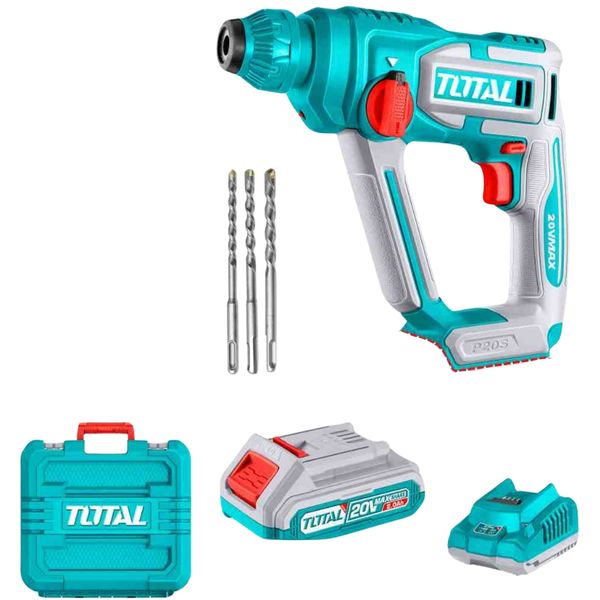 TOTAL - Rotary Hammer 16MM Kit 20V
