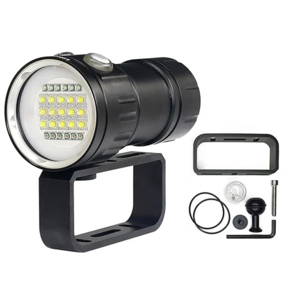 Professional Waterproof Scuba Diving Flashlight LED - 60m
