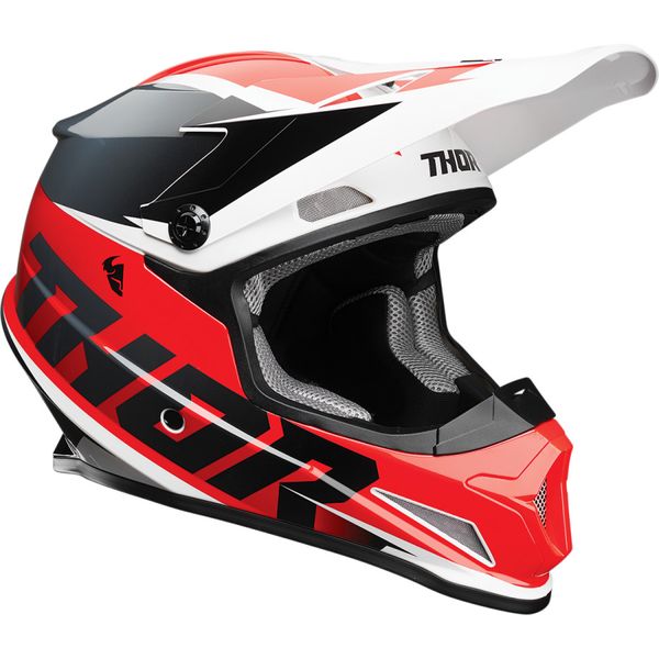 Thor Sector Fader Red/Black Helmet image