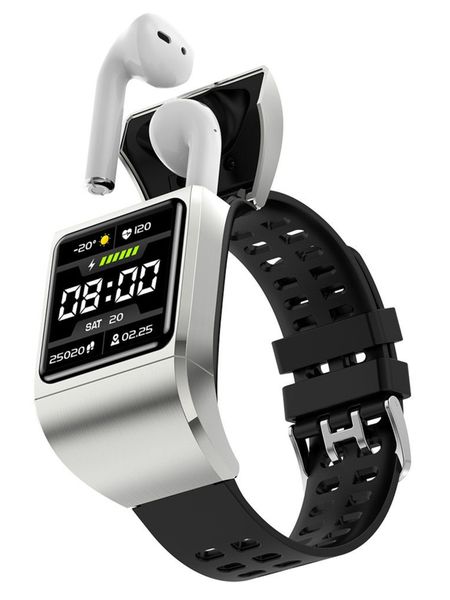 Smartwatch with Integrated Earphones