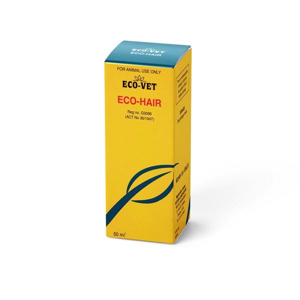 Eco-Vet - Eco-Hair Natural Homeopathic Remedy for Animals - Pet Care - 50ml