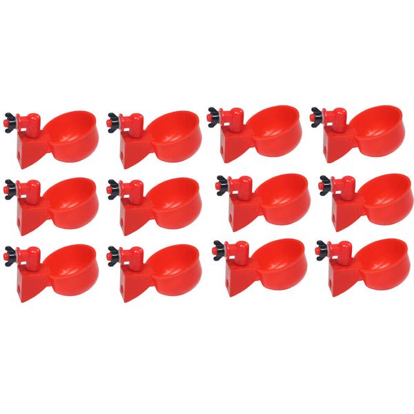 Automatic Poultry Chicken Drinkers-Pack of 12