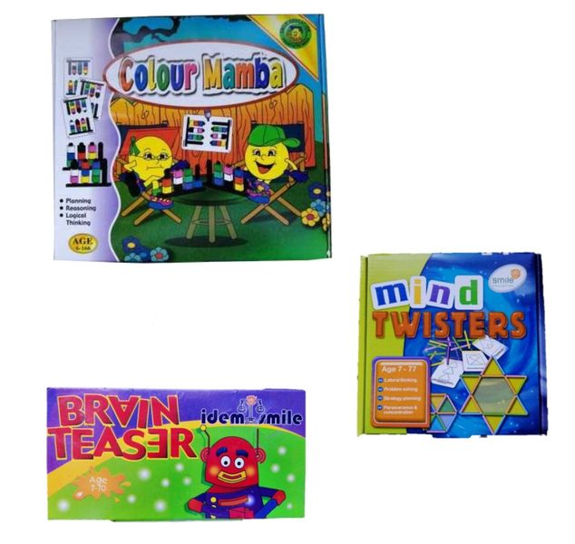 Colour Mamba with Mind Twister and Brain Teaser SET