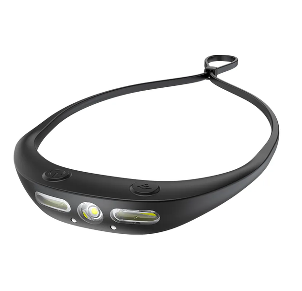 Rechargeable Adjustable Silicone Sensor Headlamp XPG + 2 x COB