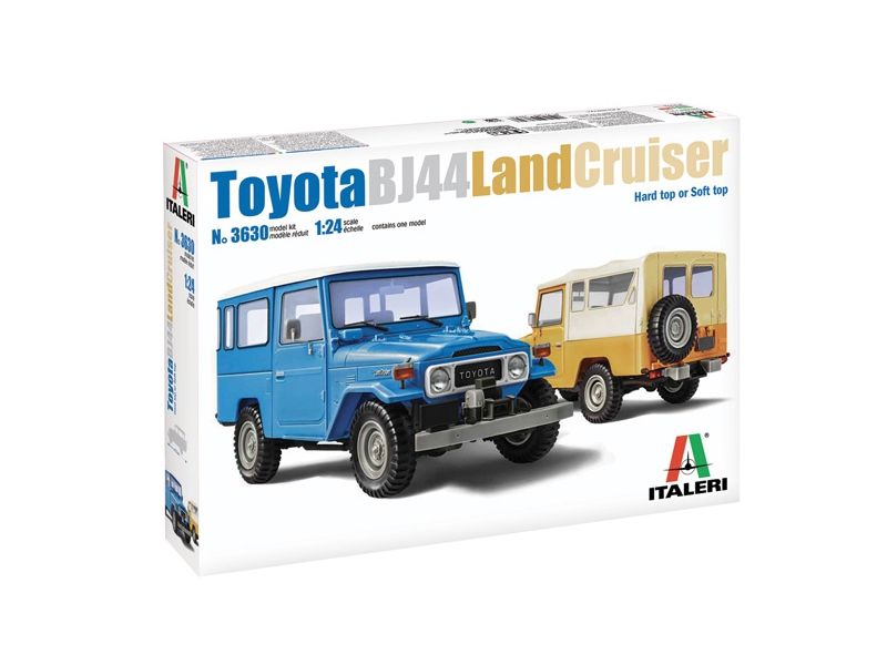 Italeri 1/24 Toyota Land Cruiser BJ-44 Soft/Hard Top Car Plastic Model Kit