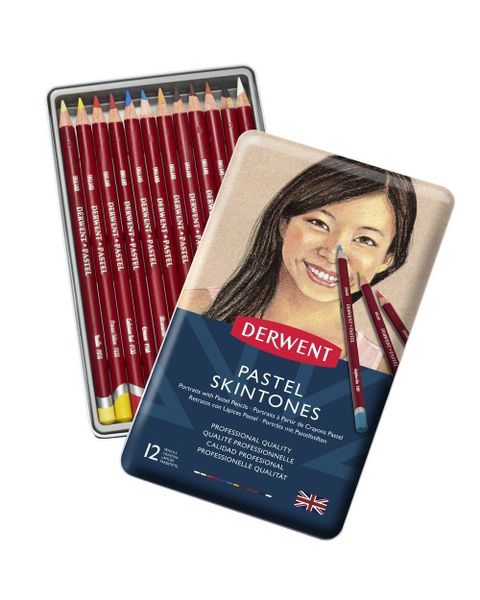 Derwent Pastel Skintone Tin 12