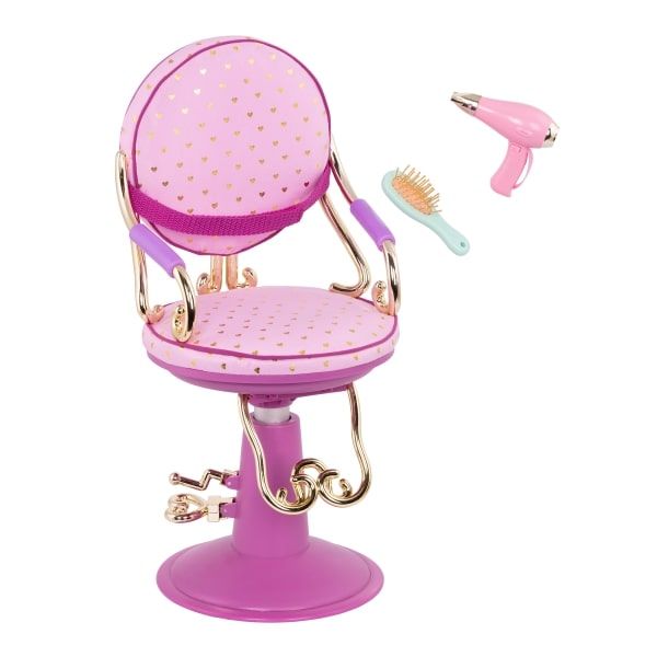 Our Generation Classic Sitting Pretty Salon Chair Purple Shop Today