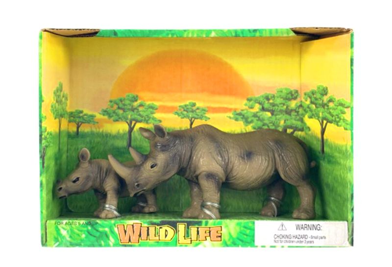 2 Piece Rhino in Open Box