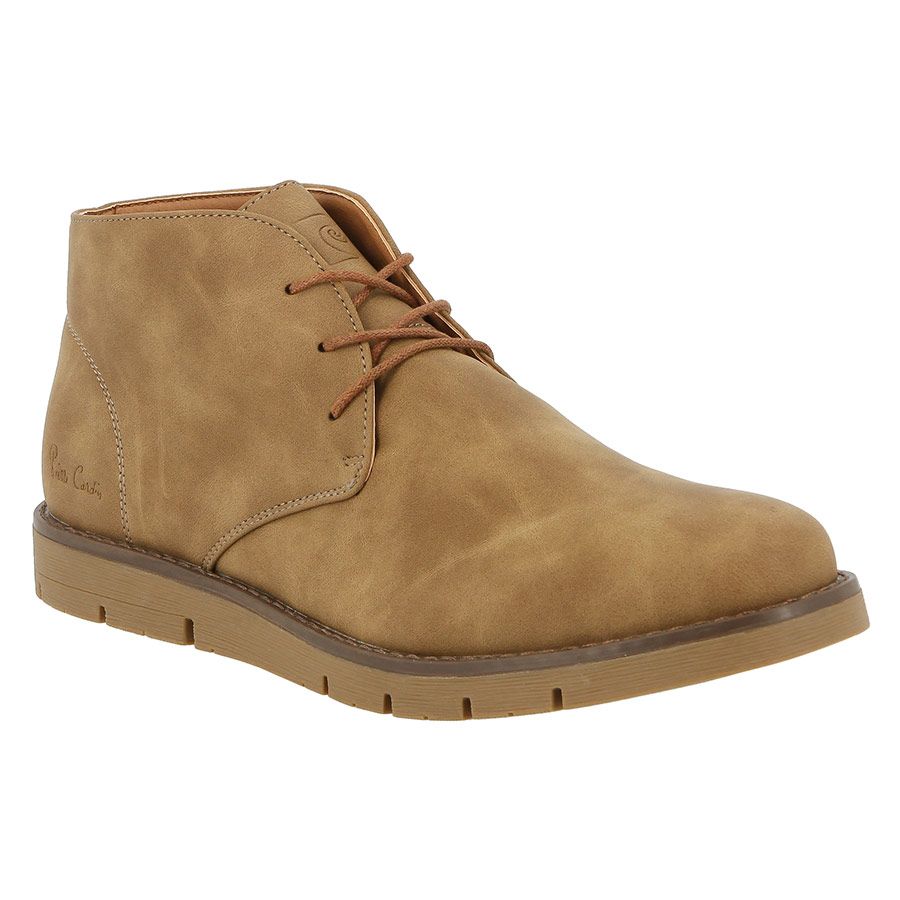 Pierre Cardin Mens Casual Lace Up Boot - Tan | Shop Today. Get it ...