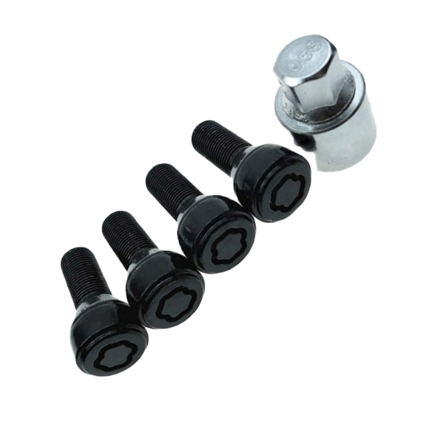 BMW Wheel Lock Nuts M14X1.25MMX51MM 5PCS