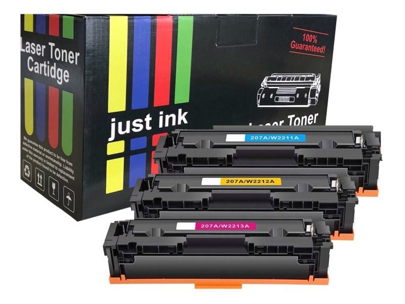 Compatible HP 207A (W2211A/W2212A/W2213A) Colour Toner Multipack