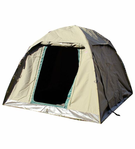 Bushtec Adventure Bow Tent 2.1 x 2.1 with 2 Windows and Canopy