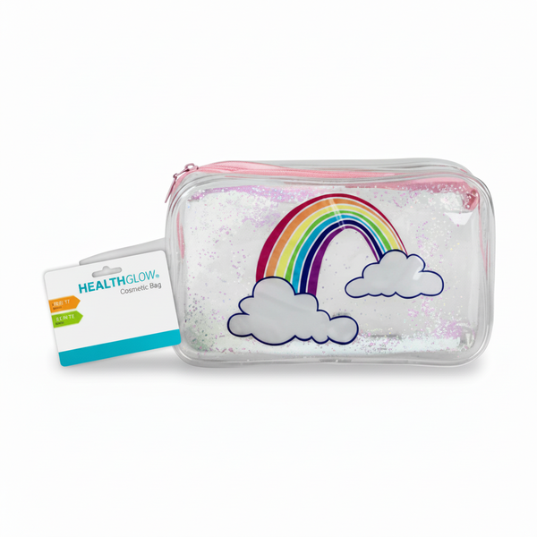 Compact Cosmetic Bag - 20cm Travel Toiletry Organiser - 2 Pack