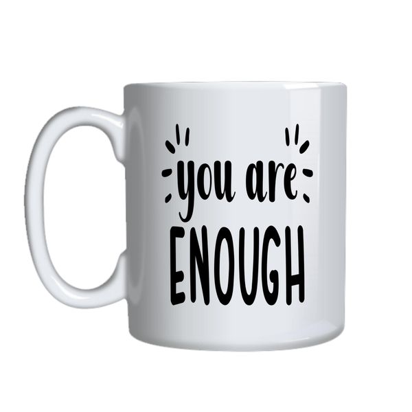 Enough Coffee Mugs Trendy Motivational Graphic Cup Design Present 045