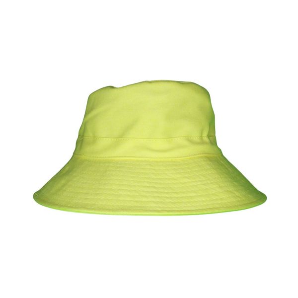 Kids Bucket Sun Hat Lemon-Yellow Denim