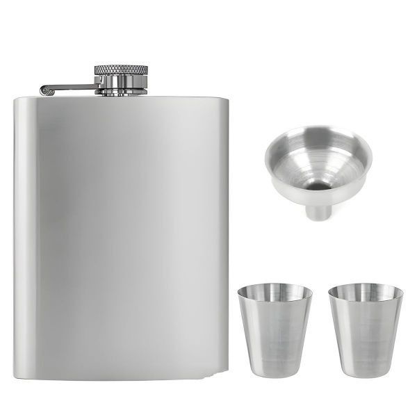 Stainless Steel Mini Travel Whisky Bottle