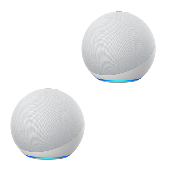 2 x Amazon - Echo Dot 5th Gen - Glacier White (Parallel Import)