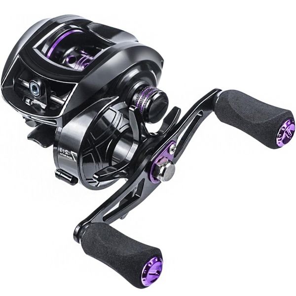 Baitcasting Reel 7.2:1 High-Speed 17.6lbs Drag Magnetic Brake Left/Right