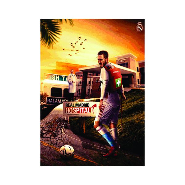 Eden Hazard Hospital - A1 poster
