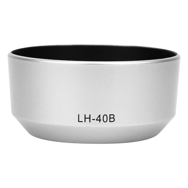 LH-40B silver hood for 45mm f/1.8