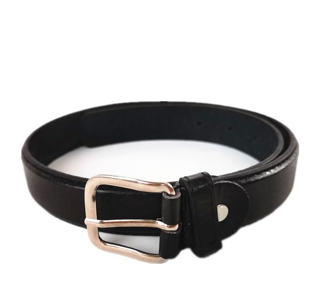 Vera Prlle PU Leather Belt For Children - Black - School Uniform Waist Belt