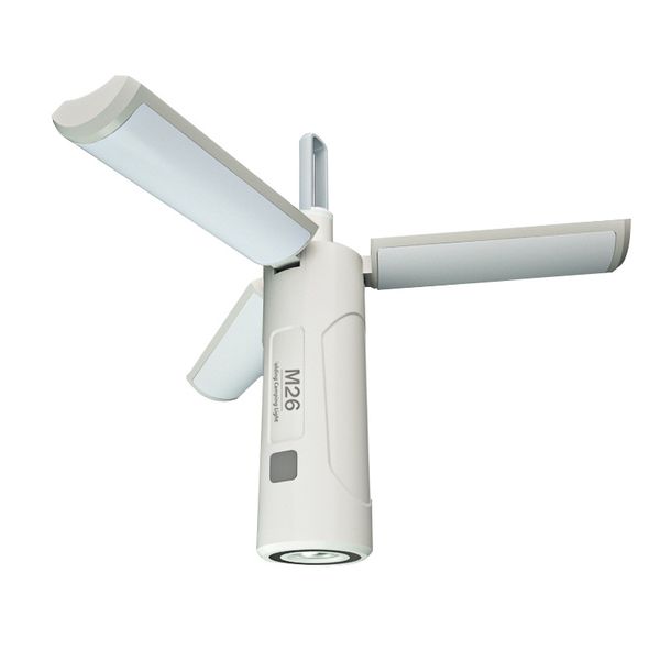 Foldable Camping Lamp Portable Power Bank Outdoor Lighting Flashlight-M26