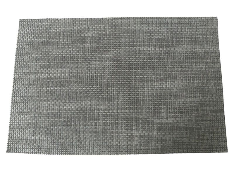 Placemat Polyester Rectangular With PV Coating Gold White