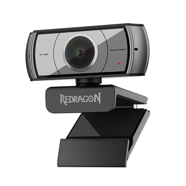 Redragon APEX GW900 1080P 30 FPS Webcam with Clip on stand - Black