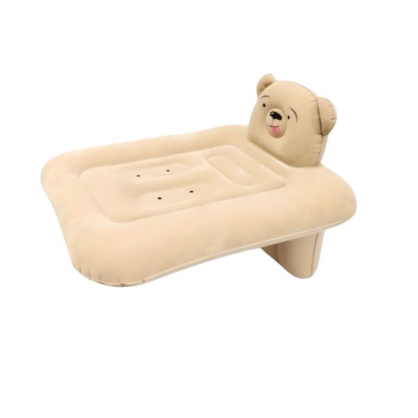Teddy Bear Designed Portable Inflatable Travel Bed for Kids