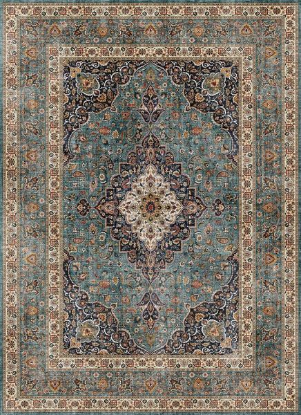 Rug Warehouse SolitairePersian Inspired Kashan Design