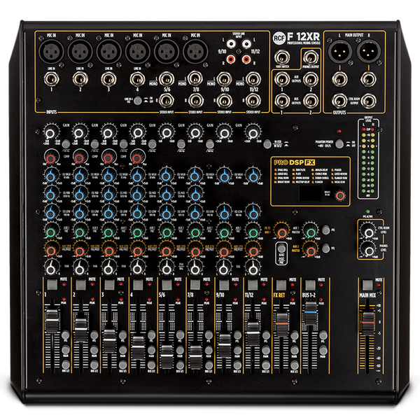 RCF F 12XR - 12-Channel Mixing Console With Multi-Fx &amp; Recording
