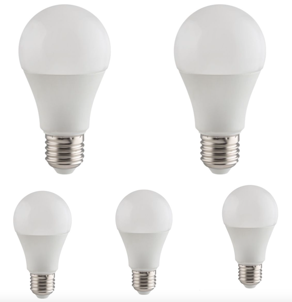 5 Pack - 12v LED 7w Light Bulb E27 Screw