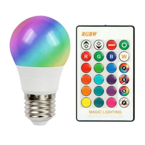 LED Remote Controlled - 16 Colour Bulb