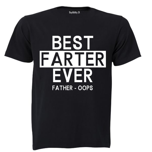 Father, Oops - Mens - T-Shirt - Black image