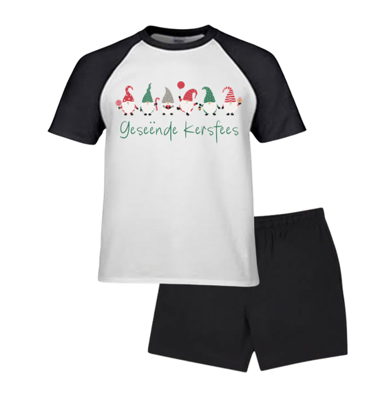 Christmas themed pyjamas-Women- Gnome-Geseende Kersfees