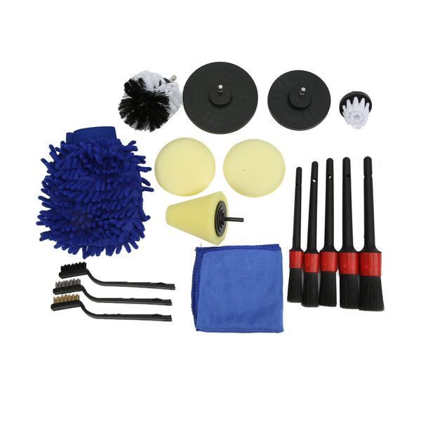 Car Detailing Brush Set Durable Soft for Trucks Wheels Engine