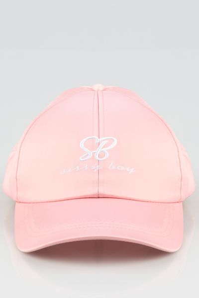 Sissy Boy - Hat To Be Satin Peak Cap With SB Embroidery
