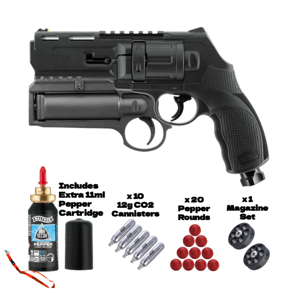 Umarex T4E TR50 Gen2 13 Self Defense Revolver + Launcher Package