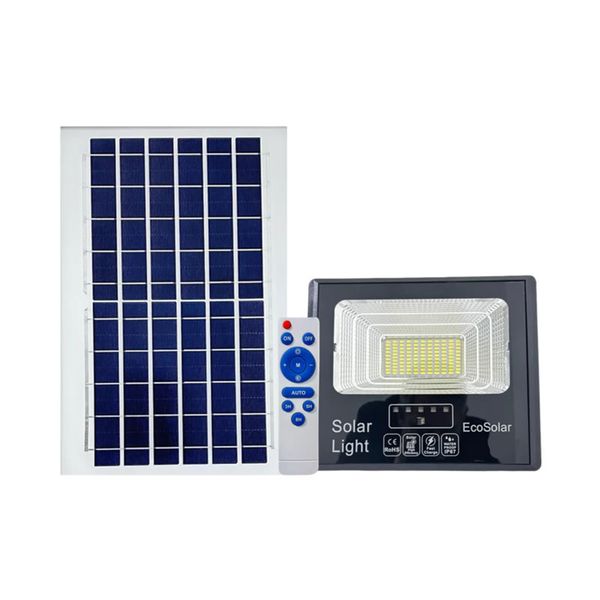 100W Outdoor Waterproof Solar Flood Light With Remote AT-116
