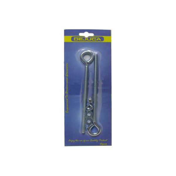 Dejuca - Eye Bolt with Nut - 8mm X 150mm - 2/pkt - 8 Pack