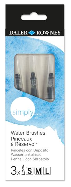D-R Simply Water Brush Set 3pc
