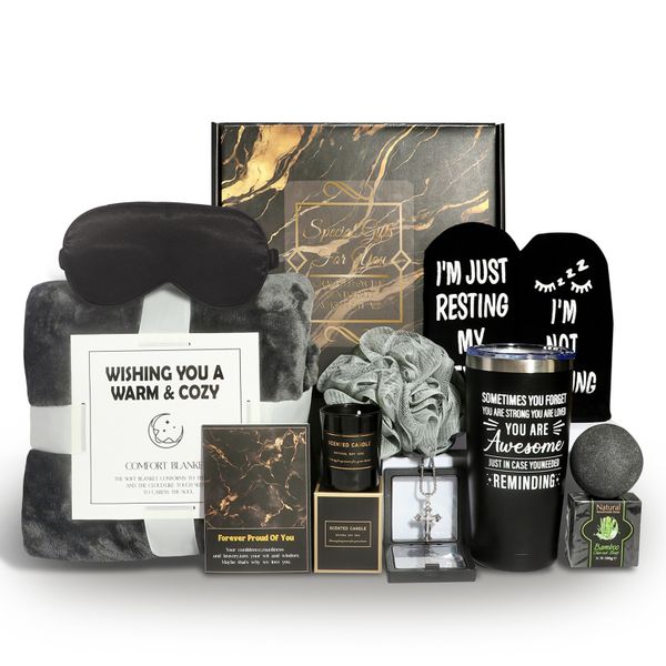 Premium Gift Baskets for Men, Birthday Gift Basket for Dad, Boyfriend