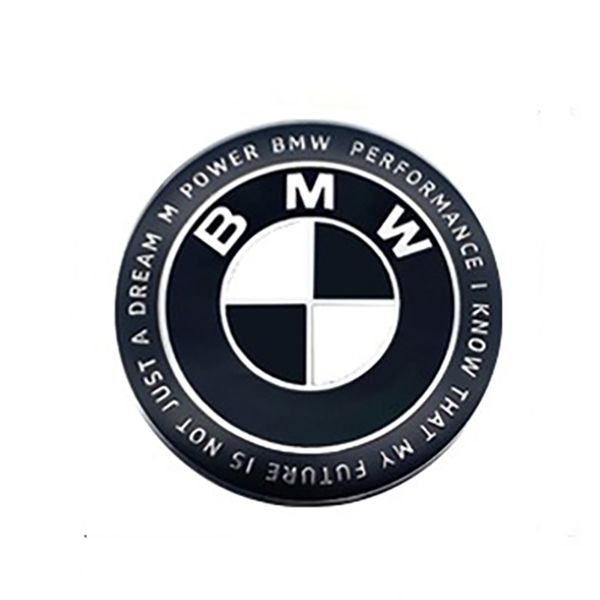 SH-BMW-WB-81-3H, BMW Black Edition Bonnet Emblem With 3 Holes