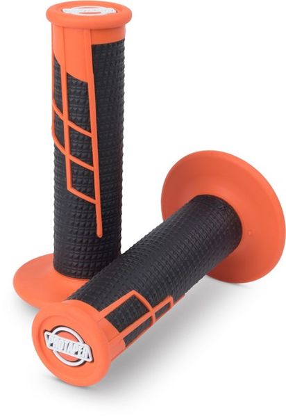 Protaper Clamp On Half Waffle Orange/Black Mx Gr image