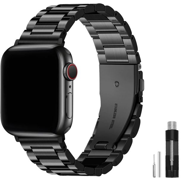 Steel Strap Compatible with Apple Watch 38/40/41/42(S10)mm iWatch All Series